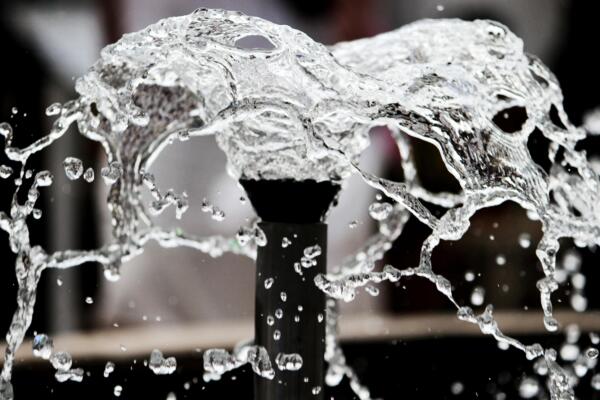 water drops, fountain, water