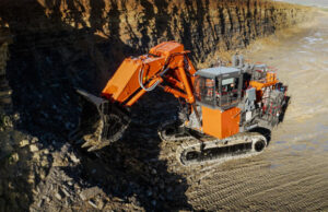 First Hitachi EX2000-7 ultra-large excavator arrives in Europe hitachi
