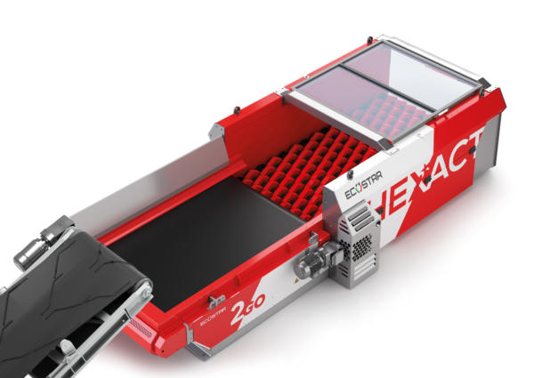 2GO_Nastro trasportatore in linea con il vaglio Hexact Ecostar