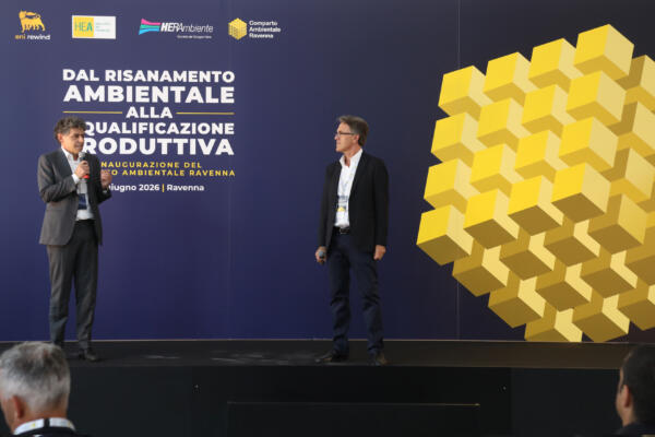 Andrea Ramonda, Amministratore Delegato di Herambiente e Paolo Grossi Amministratore Delegato Eni Rewind
