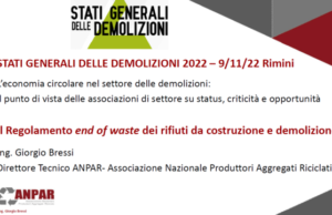Anpar – Il Regolamento end of waste dei rifiuti da costruzione e demolizione Anpar