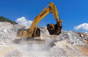 Un cantiere dal vivo al Samoter 2023 mb-crusher