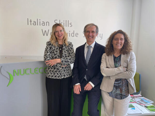 CdA-Nucleco-da sx Belinda Sepe-Fabrizio Scolamacchia e Nadia Cherubini Nucleco