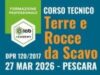 CORSO TECNICO TERRE E ROCCE DA SCAVO E-LAB terre rocce scavo