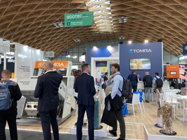 Ecomondo TOMRA's booth