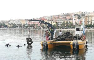 A Gaeta raccolti oltre 3.200 kg di pneumatici fuori uso grazie a PFU Zero sulle coste italiane, il progetto di EcoTyre e Marevivo