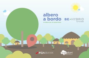 Be-hybrid by FCA Bank: un albero a bordo di ogni auto ibrida
