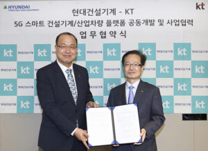 Hyundai Construction Equipment e KT hanno siglato in partnership per logistica innovativa