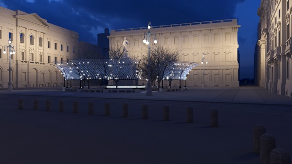 Illuminazione ENGIE P.zza della Scala Milano rend