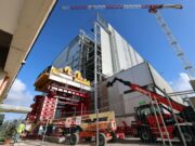 Decommissoning centrale di Latina, installata la gru per smantellare i boilers SOGIN centrale latina