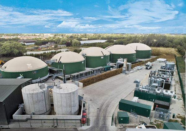 Un impianto 550 Sm3/h Biometano e 500 kWe per il pretrattamento dei rifiuti organici e upgrading di BTS Biogas a South Milford (UK)