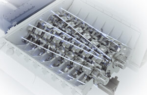 Lindner’s Patented Twin-Shaft Cutting System Ensures Precision with Maximum Efficiency Lindner_SF_cutting_system