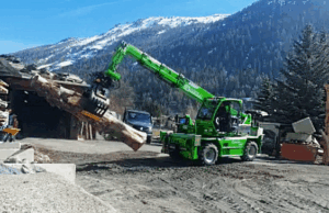 MB Crusher equipment: alternative applications for the summer pinza selezionatrice MB-G600+merlo