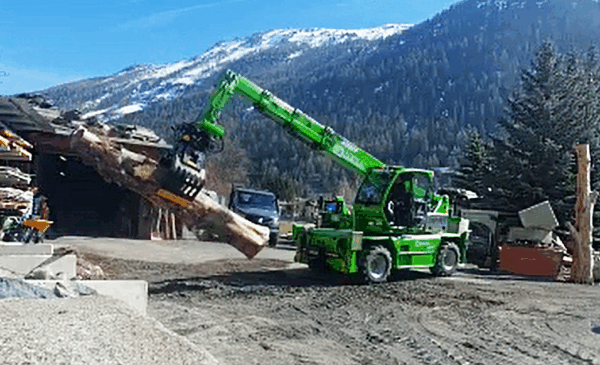 MB-G600+merlo pinza selezionatrice MB-G600+merlo