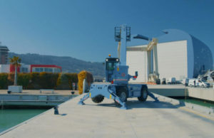 Merlo e Cantiere Rossini: il ROTO40.18 rivoluziona la logistica del cantiere navale