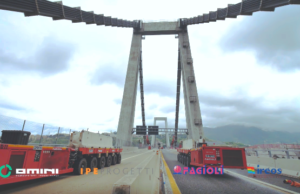 Prove di carico sul ponte Morandi