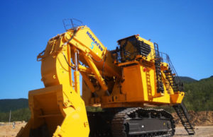 Zero emissioni e alte prestazioni con l’escavatore PC4000-11 Komatsu a trazione elettrica