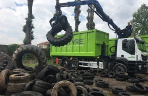 Raccolti e avviati al riciclo oltre 1.500 pneumatici fuori uso presenti nelle campagne del territorio di Volvera