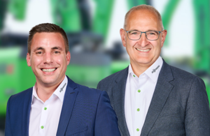 New management for SENNEBOGEN Vertriebsgesellschaft Peter Kröninger (left) and Christian Kaiser (right)