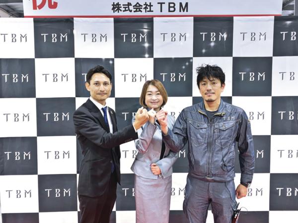 Inaguration Ceremony_TBM Plant_Mr.Yamaguchi_Ms.Sasaki_Mr.Fukuyama