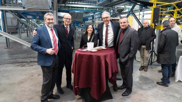 P. Goicoechea (BZB), J. Domrös (Trienekens), H. Méndez (Tomra), W. Stadler und C. Manchado(STADLER_resi