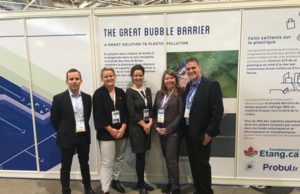 Protecting the oceans with an anti-plastic bubble barrier