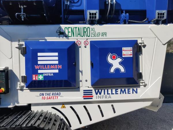 The big Centauro with the Belgian client's livery