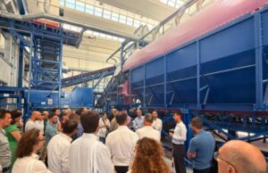 Nel più grande impianto nazionale di recupero del cartongesso impianti aperti