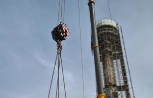 Sogin: iniziata la demolizione della torre idrica del Garigliano Sogin