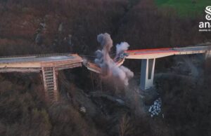 Demolito il viadotto sul Rio Torto bologna andata e ritorno-2