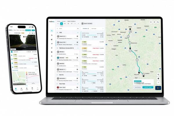 Piattaforma Brigade Haloniq su smartphone e laptop