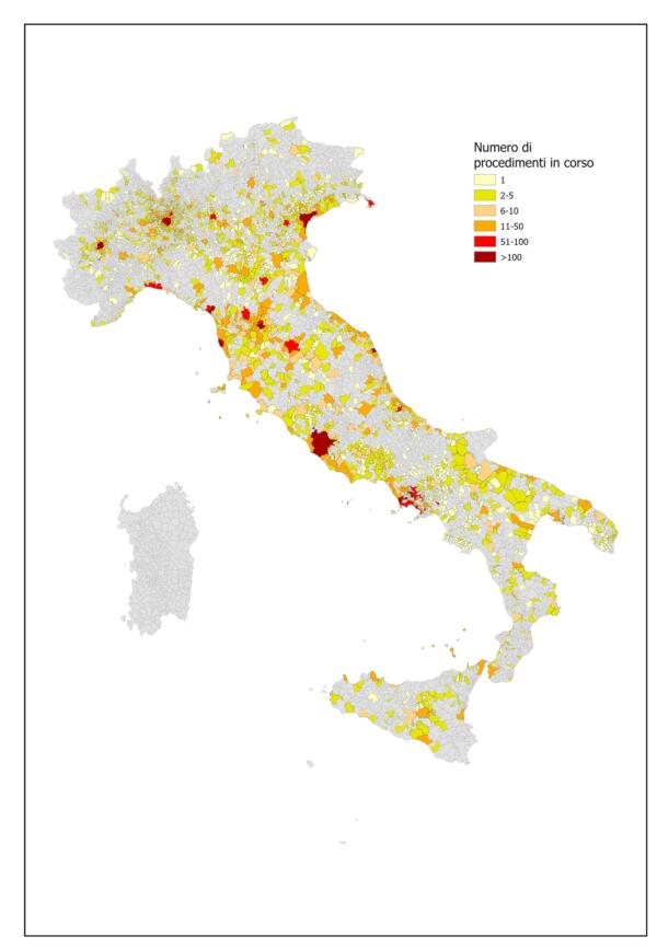 bonifiche regionali cartina-comuni-con-procedimenti-in-corso