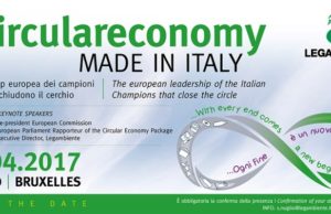 #Circulareconomy made in Italy: dal Treno Verde di Legambiente al Parlamento di Bruxelles