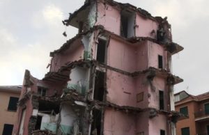 Celle, riscontrate lastre di eternit nell’ex Hotel Pescetto: stop ai lavori