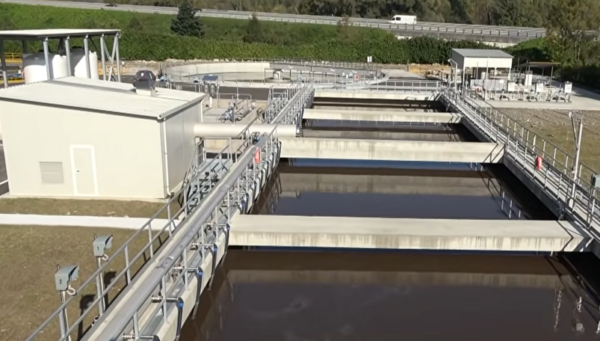 depuratre Gravellona Vasche di trattamento del depuratore di Gravellona Toce