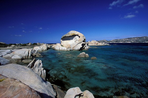 Spiaggia di Giardinelli, isola della Maddalena, Formazioni rocciose, scogli , Costa rocciosa, PN ARCIPELAGO DELLA MADDALENA, SARDEGNA