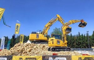 SAMOTER 2023 macchine all’opera in area demo
