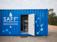 Erica distribuisce il primo SAFF®40 per abbattere i PFAS SAFF40 Erica