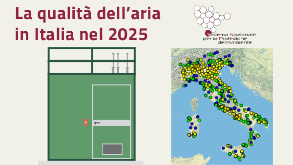 qualità dell'aria, valori 2025 SNPA