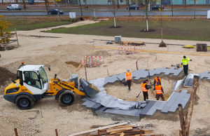 Liebherr supports Weihenstephan Triesdorf University of Applied Sciences with L 506 compact loader for GaLaBau project