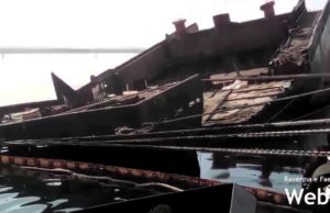 Appaltati i lavori per demolire la Berkan B affondata nel canale Piomboni