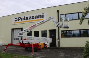 Palazzani presenta la nuova piattaforma Ragno TZ 330/C