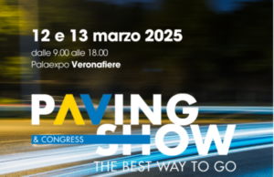 Paving Show & Congress: a Veronafiere 12-13 marzo paving show