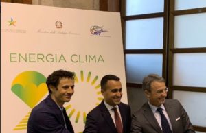 Clima: presentato il Piano Nazionale Integrato Energia e Clima al 2030