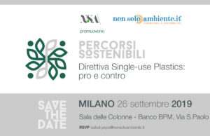 Novità nel mondo della plastica: la Direttiva SUP al centro del convegno Percorsi Sostenibili del 26 settembre a Milano