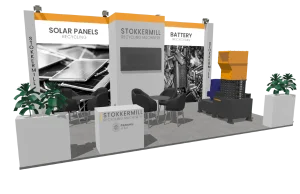 Vertical Stokkermill mill and Stokkermill R&D @ Ecomondo Rimini 2023 ecomondo