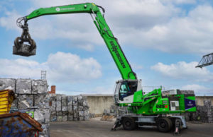 Sennebogen presents the new 825 Electro Battery material handler at bauma 2022