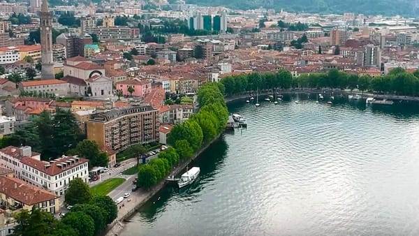 visuale lecco da alto