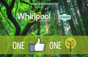 Giornata Mondiale dell’Ambiente 2017: Whirlpool per la salvaguardia della foresta amazzonica