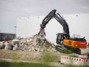 Hitachi presents specially adapted ZX390TC-7 excavator at Intermat hitachi-construction-machinery